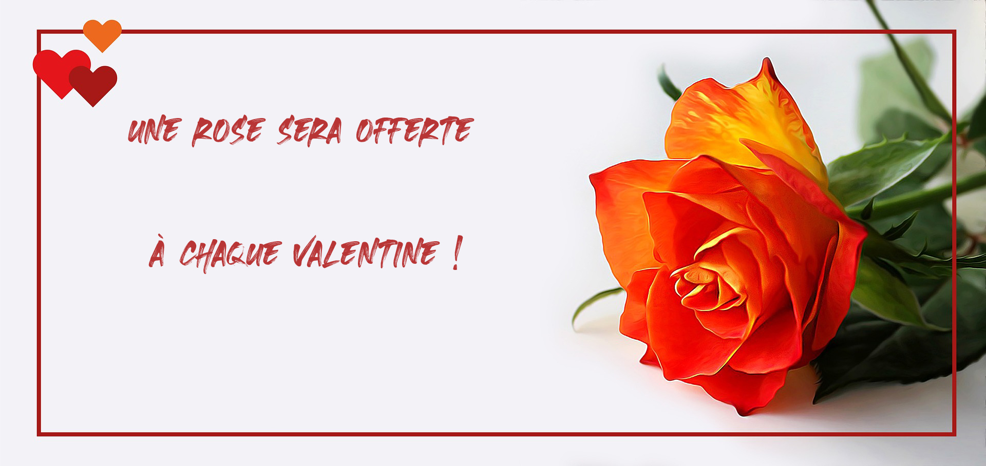 Menu de Saint Valentin 49€